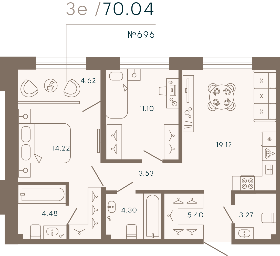 Апартамент №696