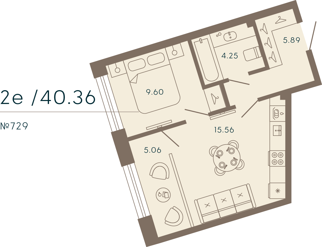 Апартамент №729