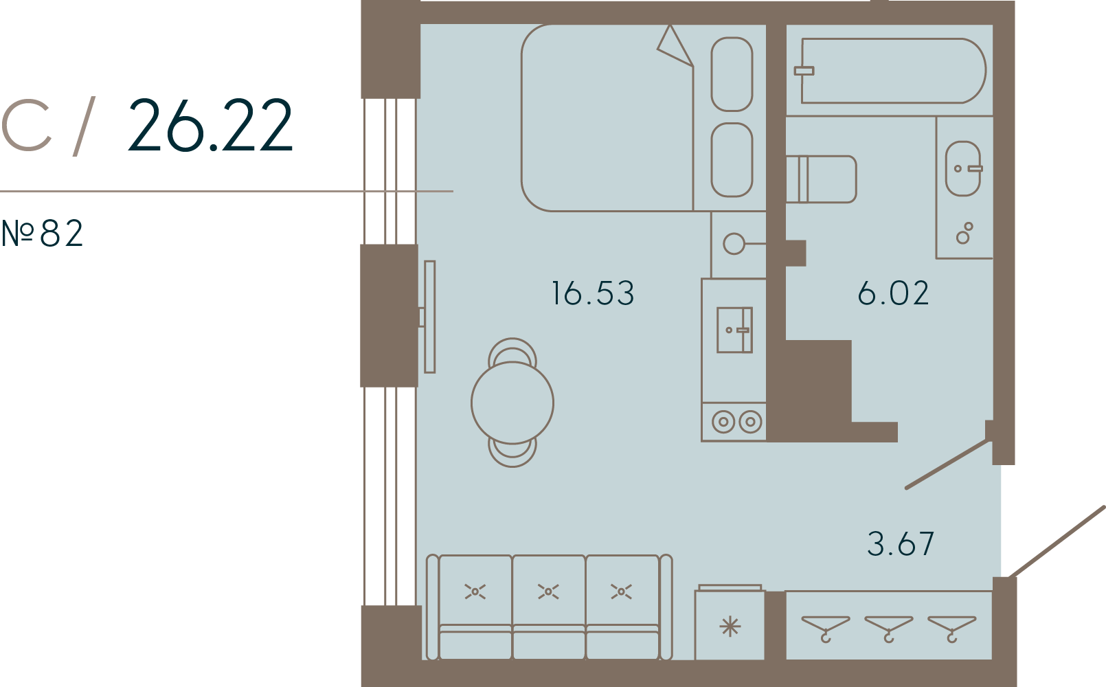 Апартамент №82
